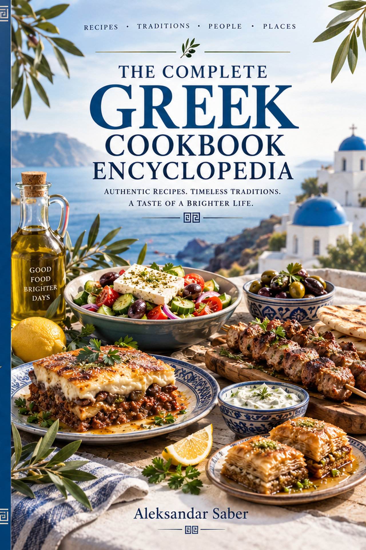 The Complete Greek Cookbook Encyclopedia book cover