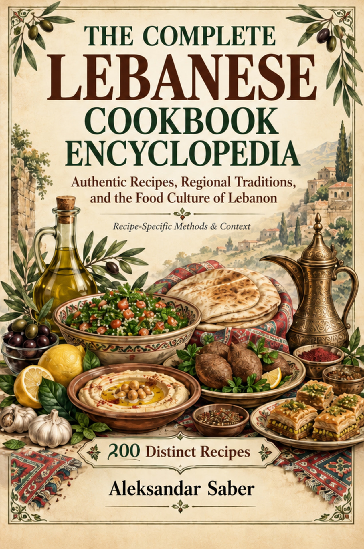 The Complete Lebanese Cookbook Encyclopedia book cover