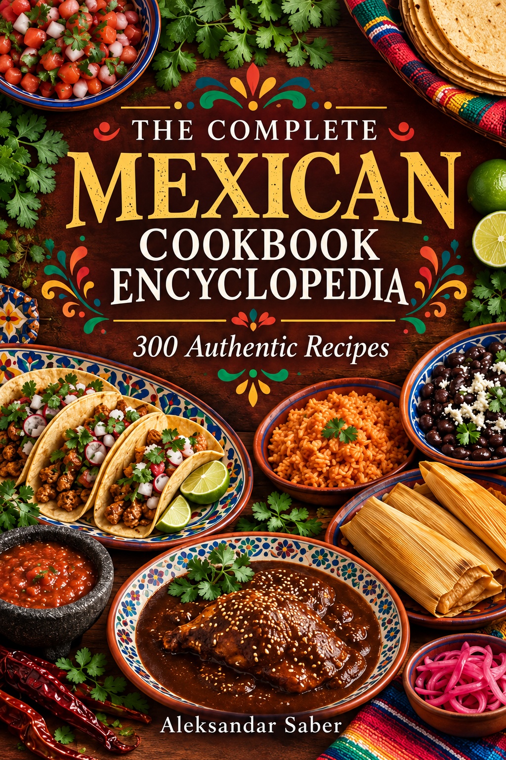 The Complete Mexican Cookbook Encyclopedia book cover
